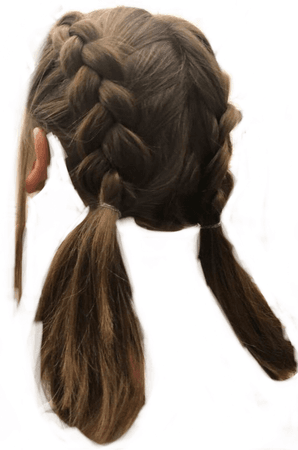 short braided hair