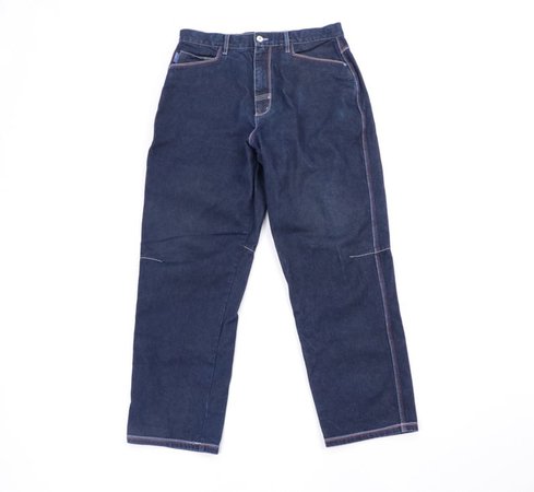 90s Fubu Platinum Spell Out Fat Albert Denim Jeans Blue Loose | Etsy
