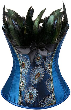 peacock corset