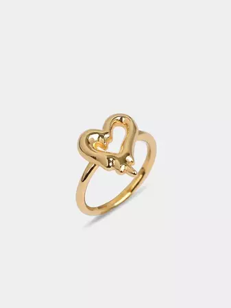 Melting Heart Ring [Gold/925 silver] | W Concept