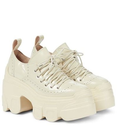 Simone Rocha leather platform shoes