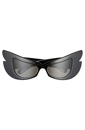Gucci 57mm Butterfly Shield Sunglasses | Nordstrom