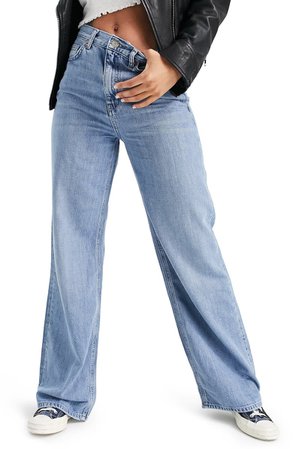 Topshop High Waist Wide Leg Jeans | Nordstrom