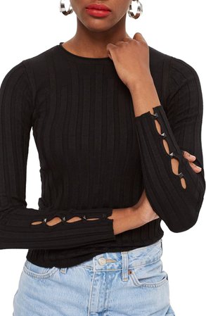 Topshop Ribbed Sweater | Nordstrom