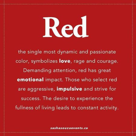 color meaning red