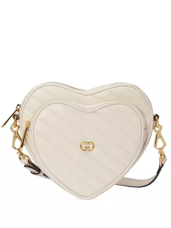 Gucci Interlocking G Mini Heart Shoulder Bag - Farfetch