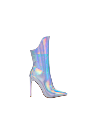 holographic high heels boots shoes