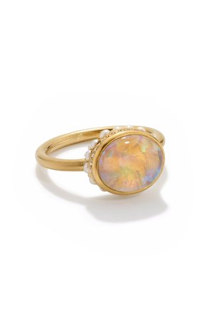 One of a Kind Opal Ring by Irene Neuwirth | Moda Operandi