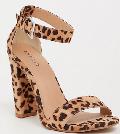 cheetah print sandals