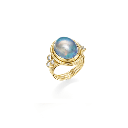 18K Water Opal Temple Ring – Temple St. Clair