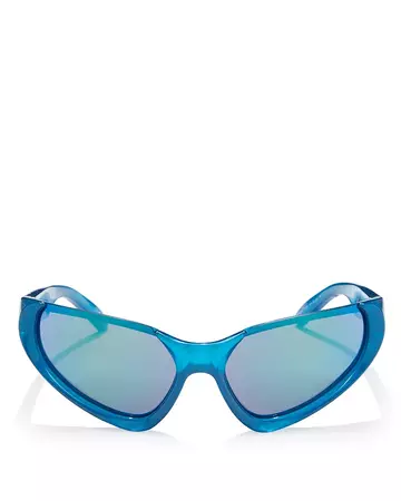 Balenciaga 64mm Geometric Sunglasses