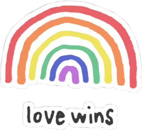 lovewins rainbow Sticker by Tannaleah