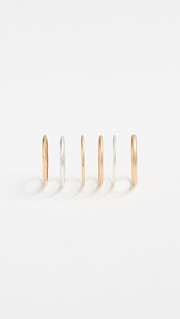 Madewell Delicate Stacking Ring Set | SHOPBOP SAVE UP TO 25% Use Code: SNOWWAY
