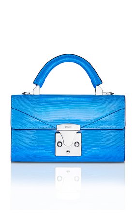 Neon Mini Lizard Top Handle 2.0 Bag by Stalvey | Moda Operandi