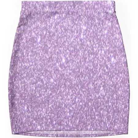 Glitter Purple Skirt