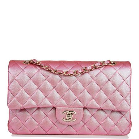 Chanel  iridescent 19s pink bag