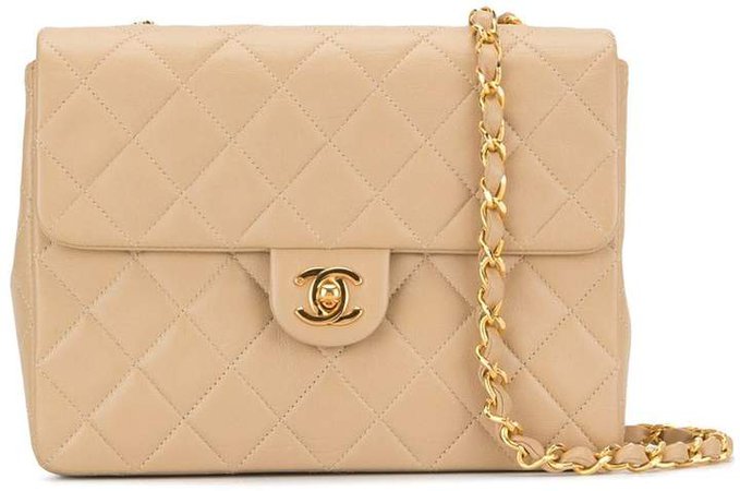 Chanel Pre Owned 1990's quilted CC single chain shoulder bag