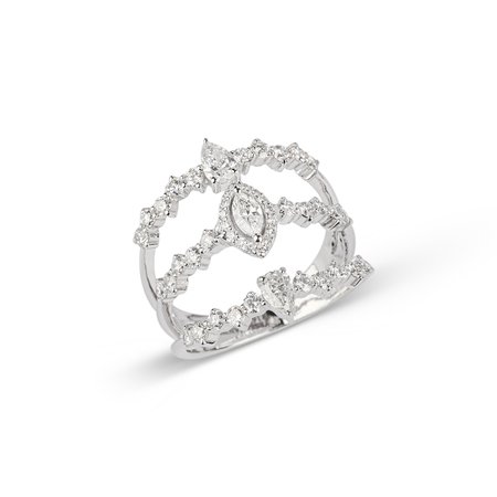 Diamond Rings: Trio Band Diamond Ring | Best Places To Buy Jewelry – YESSAYAN - Maison Diamond