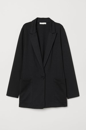 Jersey Jacket - Black - Ladies | H&M US