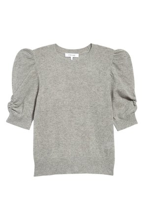 FRAME Frankie Puff Sleeve Cashmere Sweater | Nordstrom