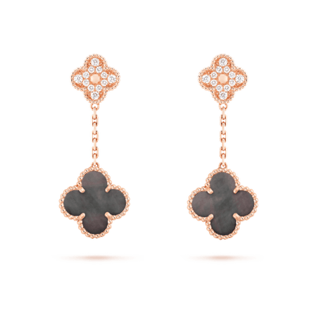 Magic Alhambra earrings, 2 motifs - VCARP2R200- Van Cleef & Arpels