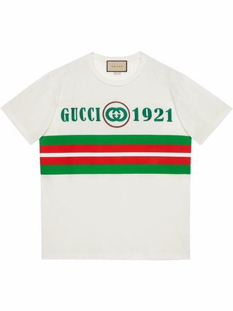 Gucci Gucci 1921 Broderad t-shirt - Farfetch