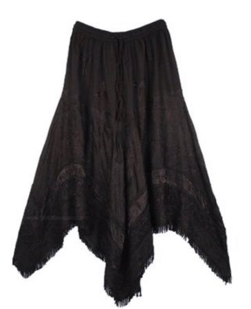 long goth skirt