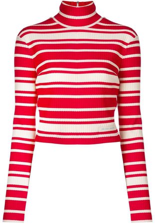 striped knit top