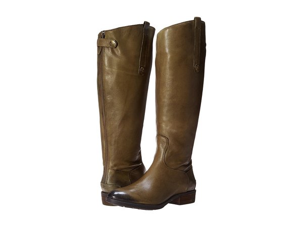 Sam Edelman - Penny 2 Wide Calf (Olive) Women's Zip Boots