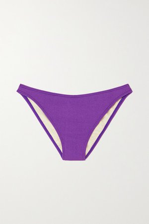 Net Sustain Seersucker Bikini Briefs - Purple