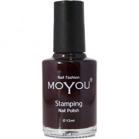 MoYou Stamping Nail Art - Special Nail Polish - Burgundy 12ml