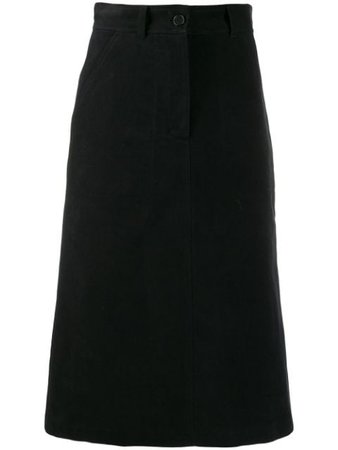 Aspesi Denim Midi Skirt | Farfetch.com