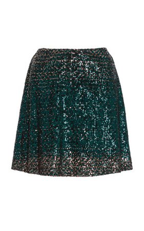 Sequin Mini Skirt By Elie Saab | Moda Operandi