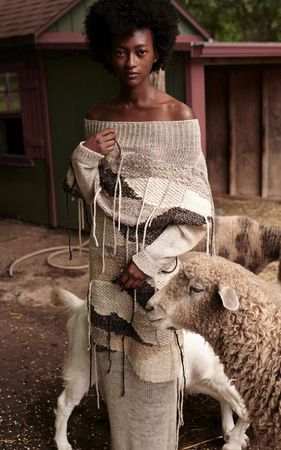 X Mama Farm Exclusive Duse Wool Sweater By Aisling Camps | Moda Operandi