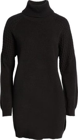 BB Dakota by Steve Madden Little Wing Turtleneck Long Sleeve Sweater Dress | Nordstrom