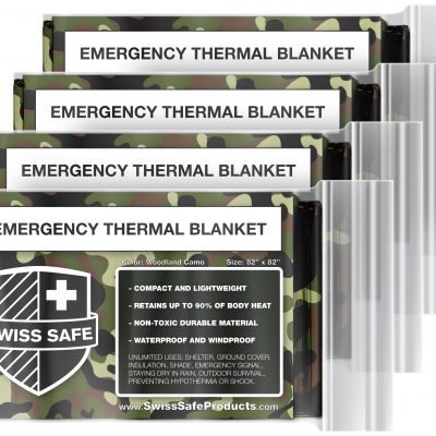 Camouflage Emergency Blankets