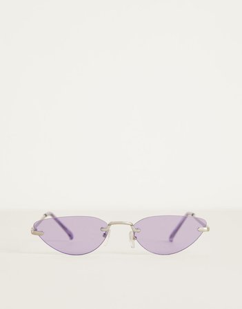 Солнечные очки в стиле «кошачий глаз» - Очки - Женщина | Bershka