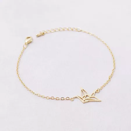 Shuangshuo Link Chain Animal Origami Crane Bracelet for Women Fashion Animal Bird Chram Bracelets Party Gift 2017-in Charm Bracelets from Jewelry & Accessories on Aliexpress.com | Alibaba Group