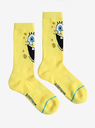 SpongeBob SquarePants Big Face Crew Socks