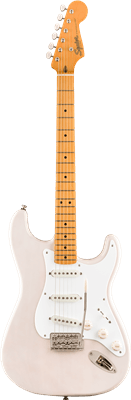Squier Classic Vibe '50s Stratocaster, White Blonde, Electric Guitar