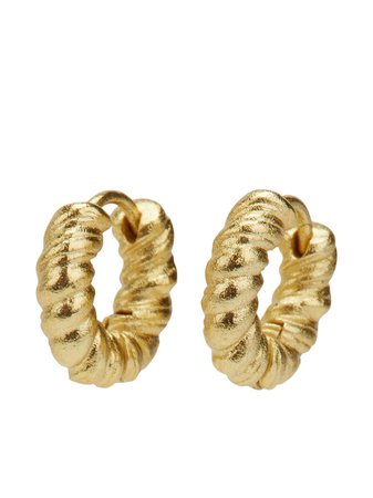Anni Lu Cable Small Hoop Earrings - Farfetch