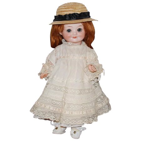 10" German Bisque Closed Mouth AM 323 Googly Doll : Antique World USA | Ruby Lane