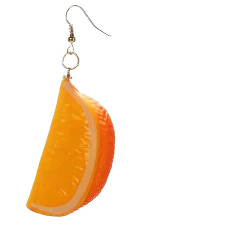 Orange earring