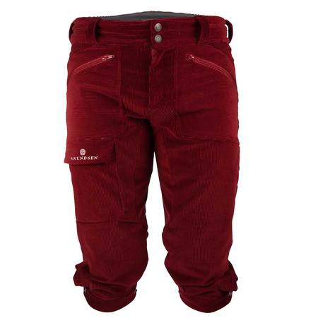 amdunsen Ski pants short red dark