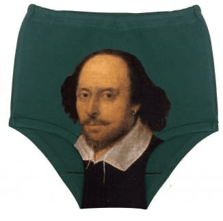 Shakespeare underwear green sexy