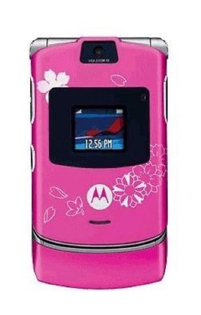 pink motorola phone