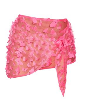 pink butterfly sarong
