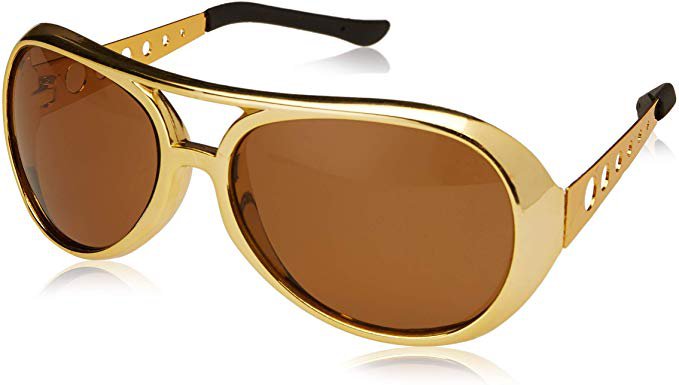Amazon.com: Kangaroo Gold 60s Rock Star Aviator Sunglasses; Metal Side Pieces: Clothing