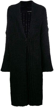 knit cardigan-coat