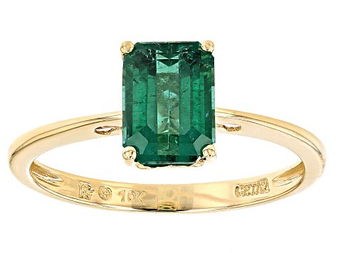 Green Apatite 10k Yellow Gold Ring 1.53ct - EHR044 | JTV.com